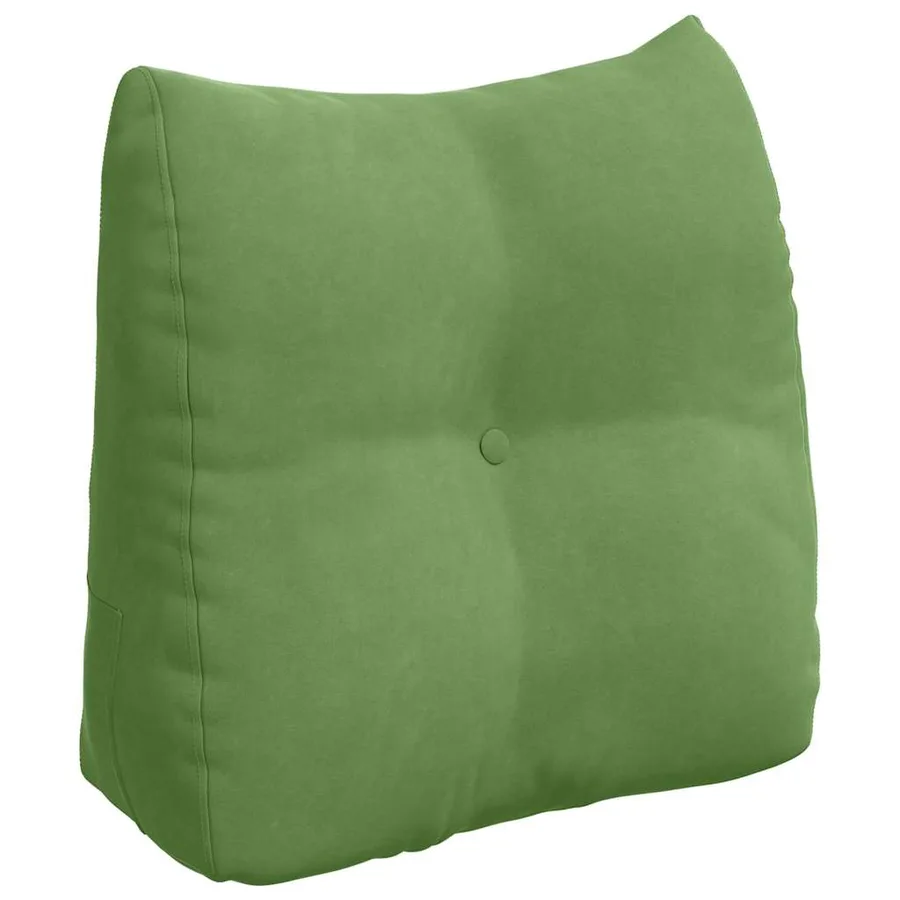 Coussin de Dos Vert clair 45 x 24 x 50 cm Velours - 2