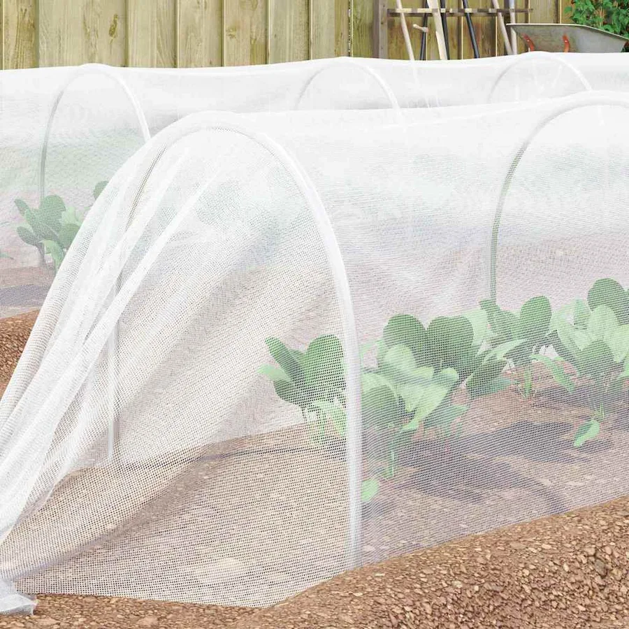 Filet Anti-insectes Blanc 2 x 5 m Polyéthylène - 3