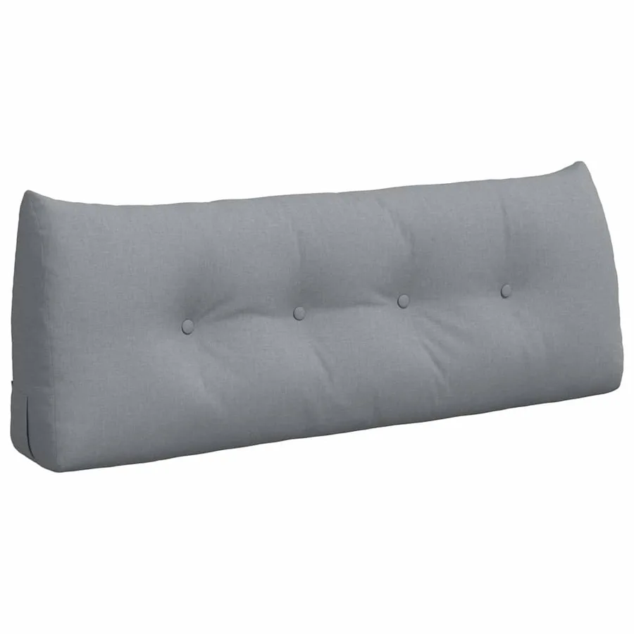 Coussin de Dos Gris clair 120 x 24 x 50 cm tissu - 2