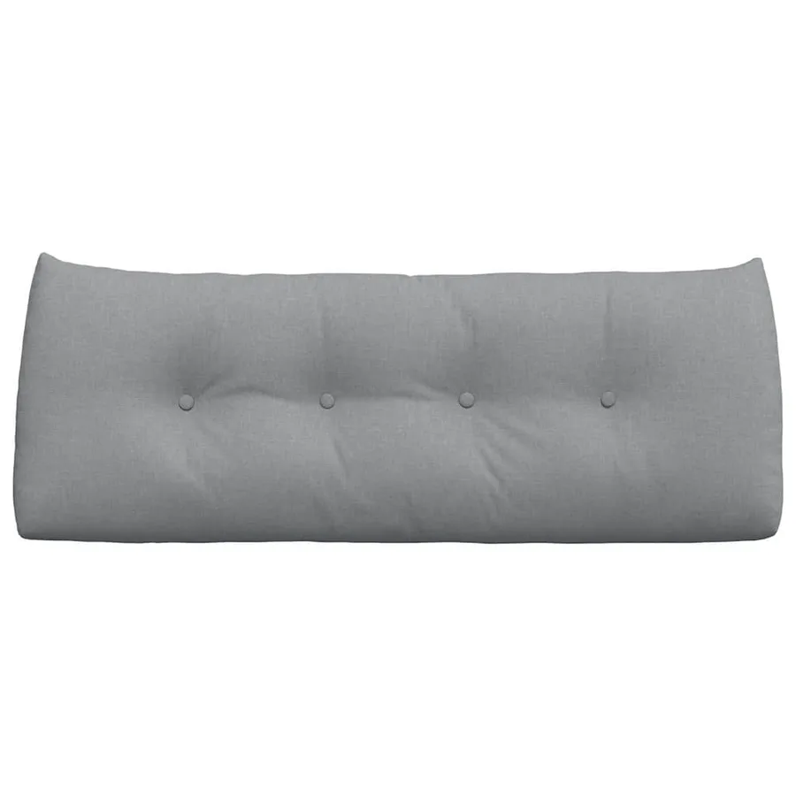 Coussin de Dos Gris clair 120 x 24 x 50 cm tissu - 6