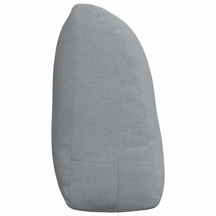 Coussin de Dos Gris clair 120 x 24 x 50 cm tissu - 7
