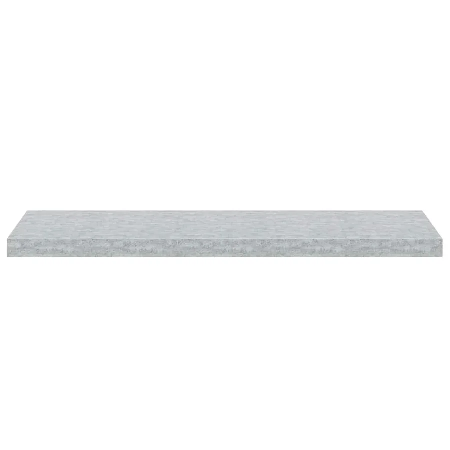 Étagères murales flottantes 4 pcs Gris béton 90x23,5x3,8cm MDF - 7