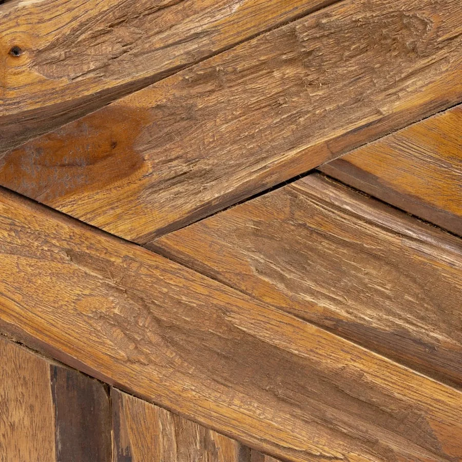 Meuble TV 110x60x38 cm Bois de teck massif - 6