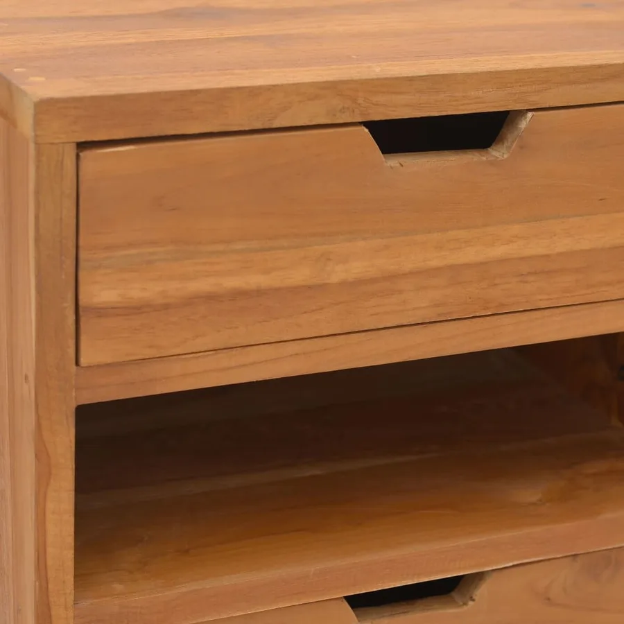 Armoire de rangement 40x30x76 cm Bois de teck massif - 8