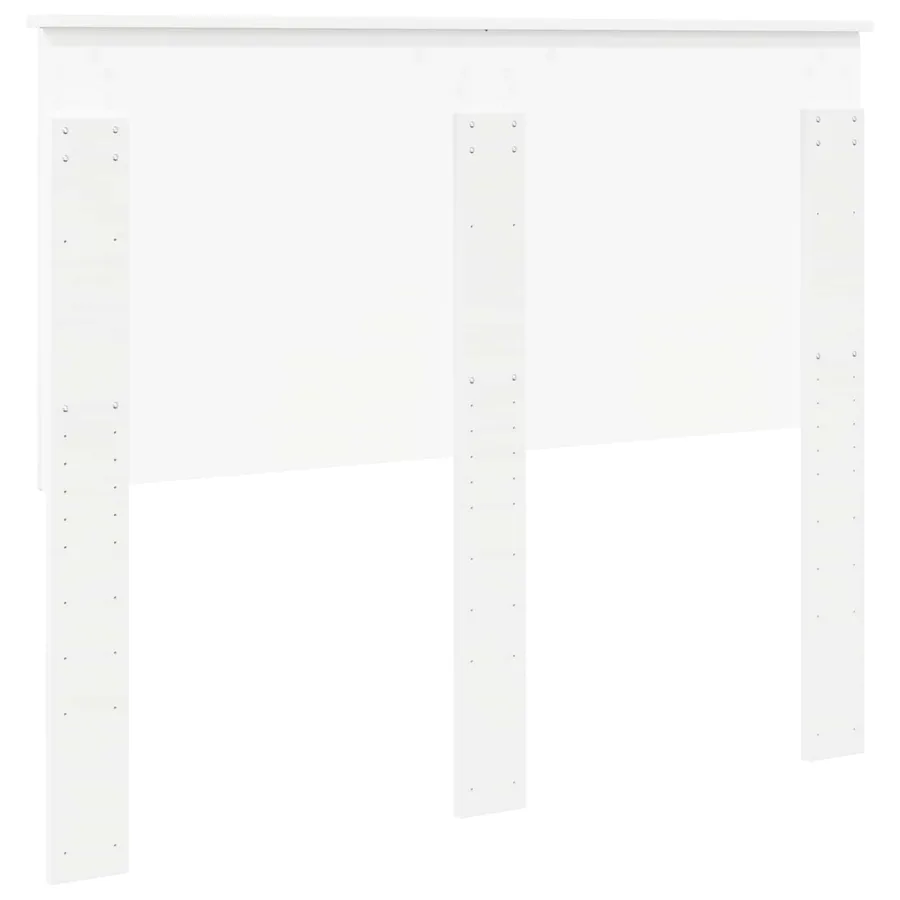 Tête de lit avec tête de lit Blanc 135 cm Bois d'ingénierie - 6