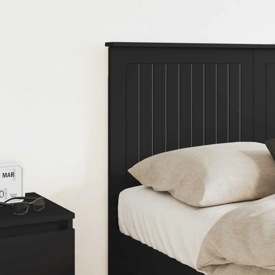 Tête de lit Chêne noir 120 cm Bois d'ingénierie - 3