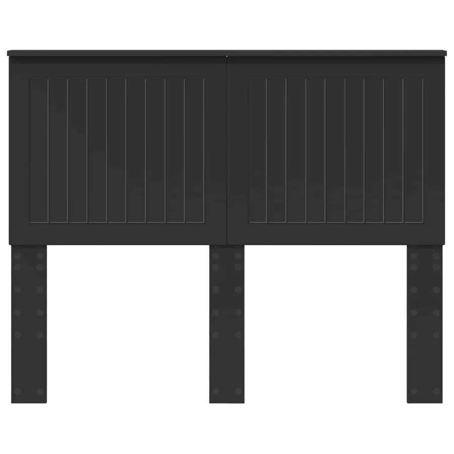 Tête de lit Chêne noir 120 cm Bois d'ingénierie - 4