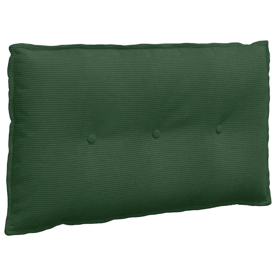 Coussin de Dos Vert Jungle 80 x 50 cm Tissu en velours côtelé - 2