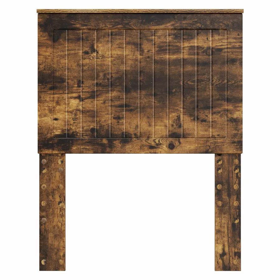 Tête de lit avec tête de lit Chêne fumé 75 cm Bois d'ingénierie - 4