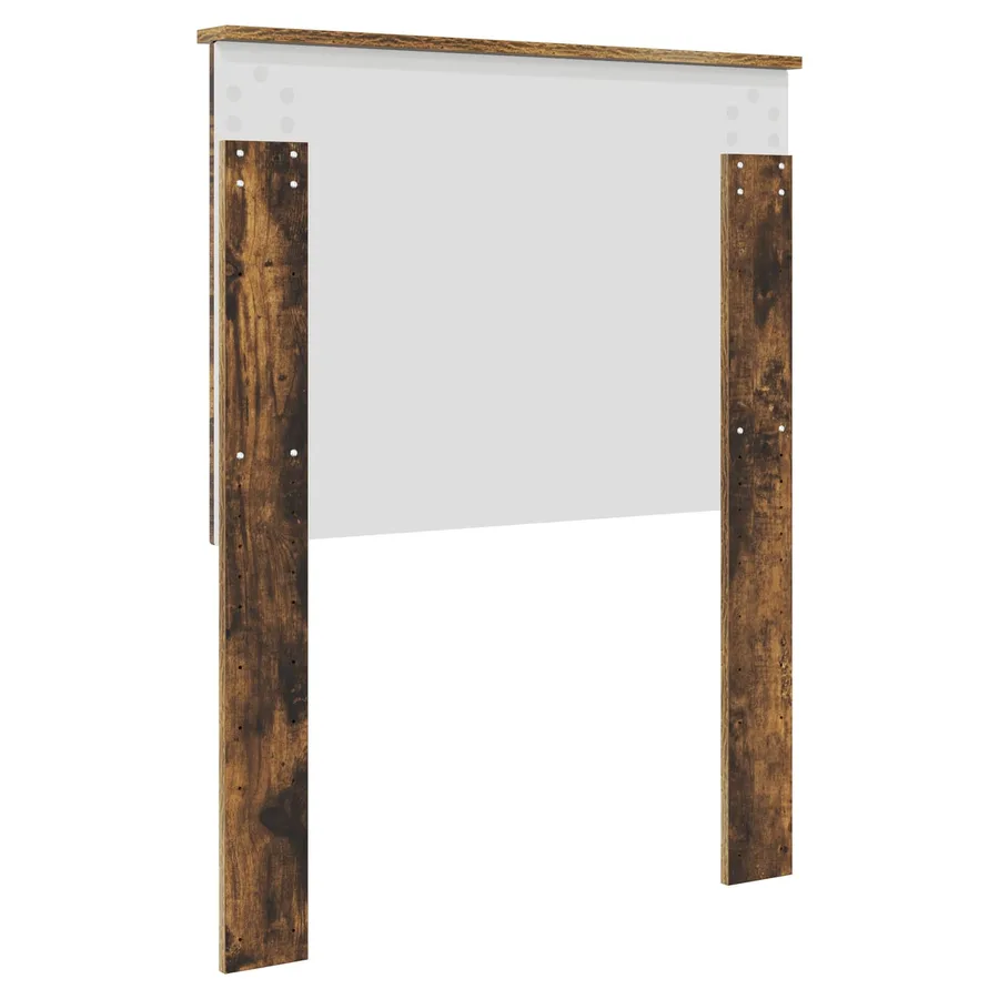 Tête de lit avec tête de lit Chêne fumé 75 cm Bois d'ingénierie - 6