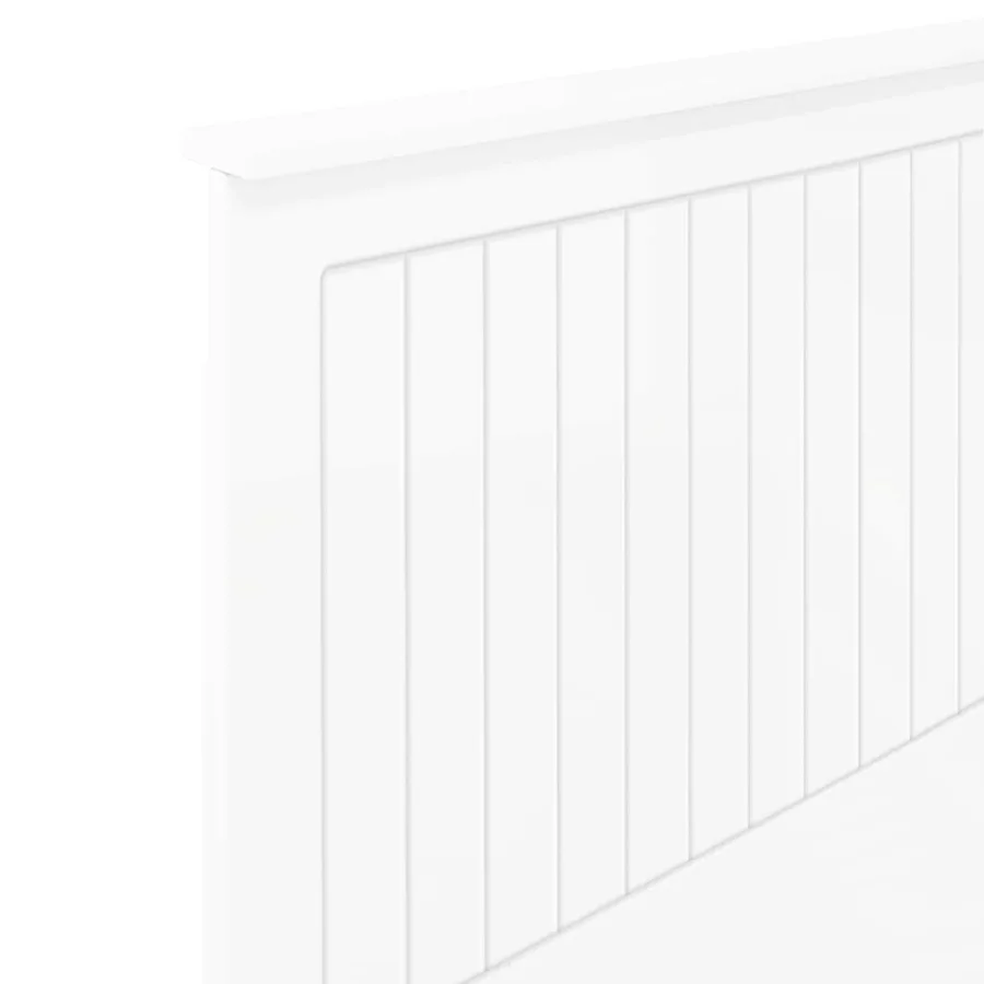 Tête de lit Blanc Brillant 90 cm Bois d'ingénierie - 7