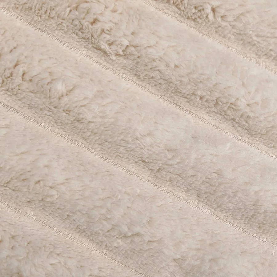 Jeté Beige 150 x 130 cm Toison - 7
