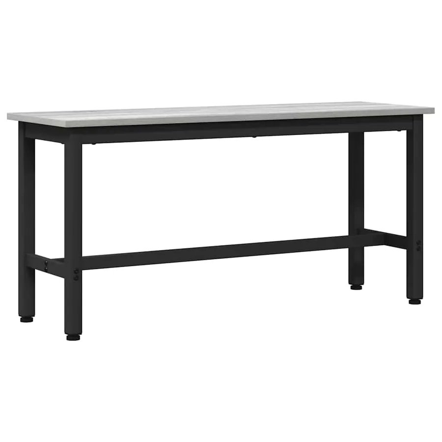 Banc de salle à manger Gris Sonoma 100 x 32,5 x 48,5 cm - 2