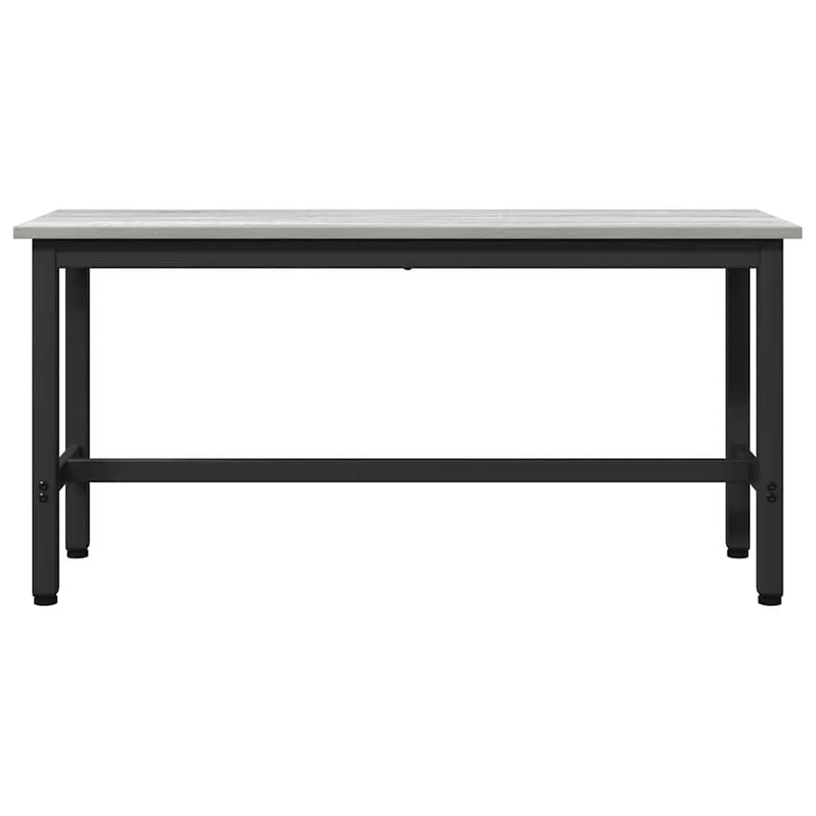 Banc de salle à manger Gris Sonoma 100 x 32,5 x 48,5 cm - 4