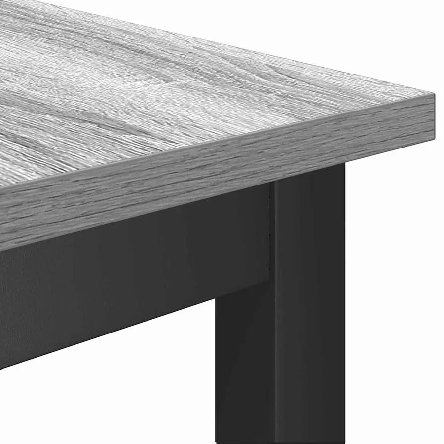 Banc de salle à manger Gris Sonoma 100 x 32,5 x 48,5 cm - 6