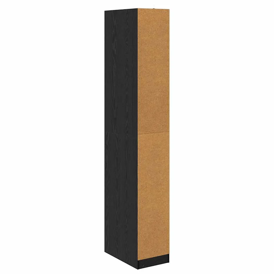 Armoire Chêne noir 50 x 30 x 200 cm Bois d'ingénierie - 7