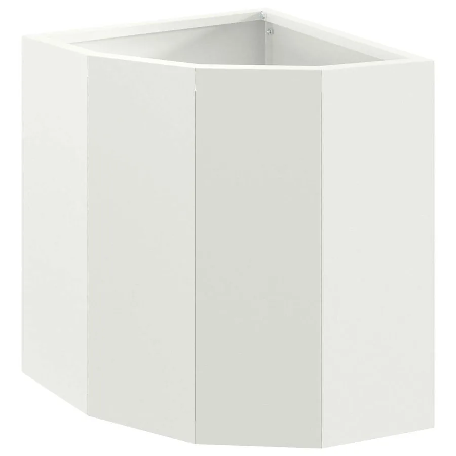 Jardinière d'Angle Blanc 30 x 30 x 35 cm Acier - 2