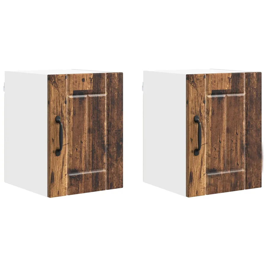 Meuble mural LUCCA 2 pcs Bois ancien 30 x 31 x 40 cm - 2