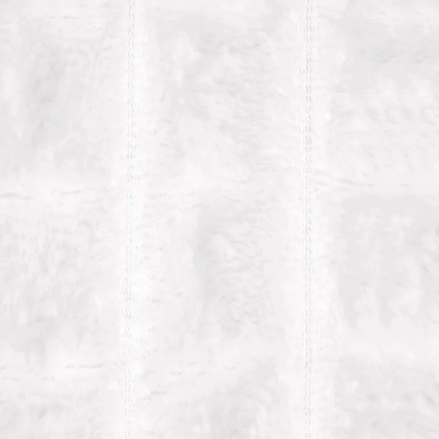 Couvertures à jeter 6 pcs Blanc 200 x 150 cm Toison - 9