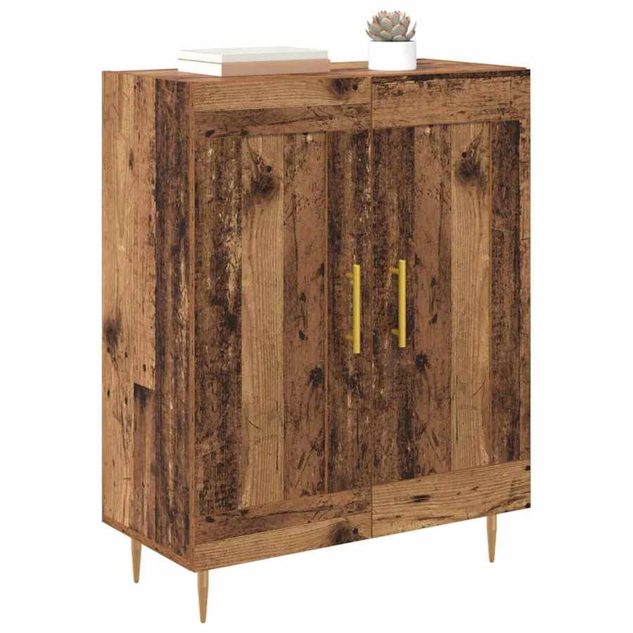 Buffet Bois Ancien 69,5 x 34 x 90 cm Bois d'ingénierie et fer - 3