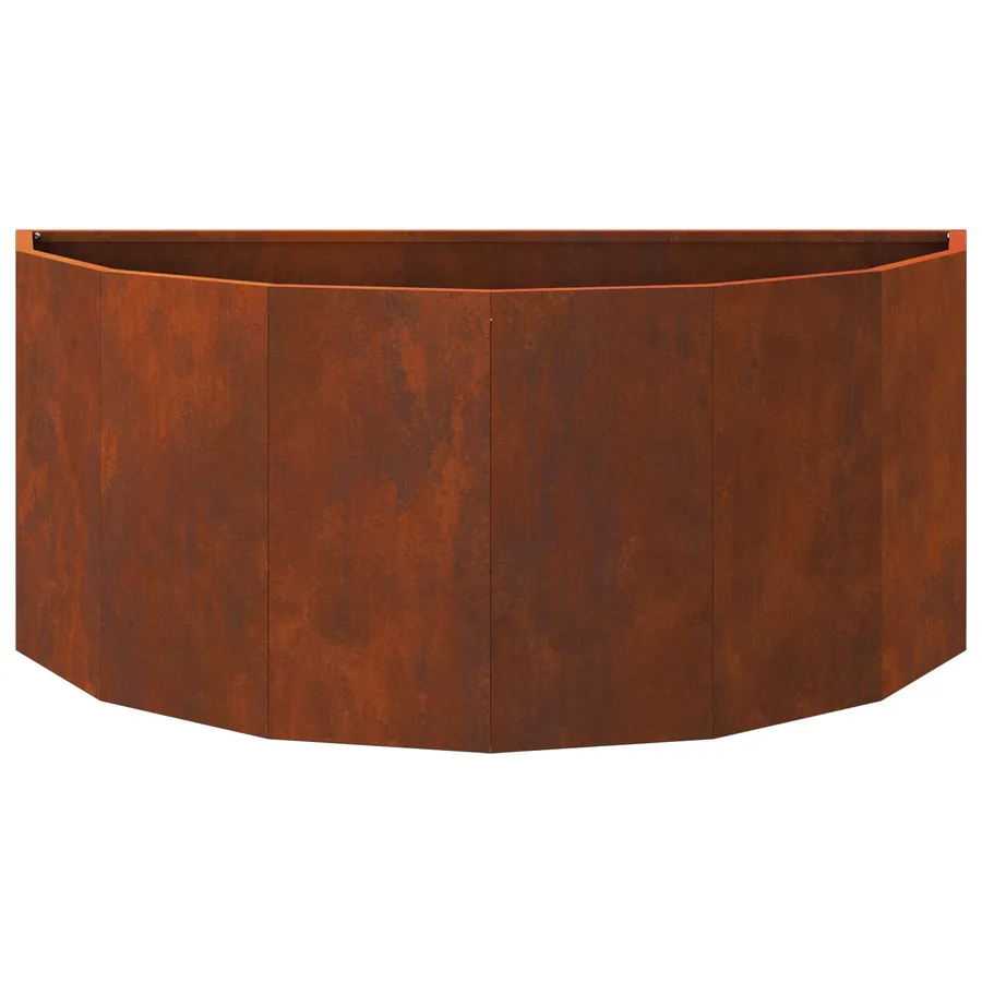 Jardinière Rouillé 90 x 45 x 35 cm Acier patiné - 6