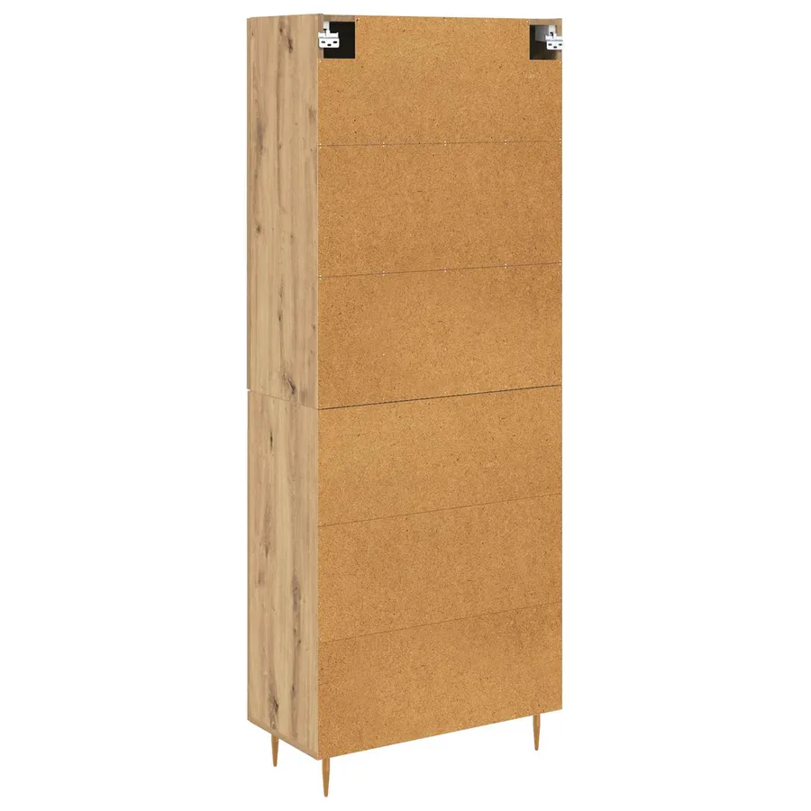 Haut Armoire Chêne artisanal 69,5 x 34 x 180 cm - 8