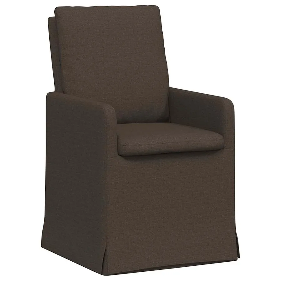 Chaises de salle à manger 2 pcs Gris foncé 57 x 67 x 98 cm Lin - 2