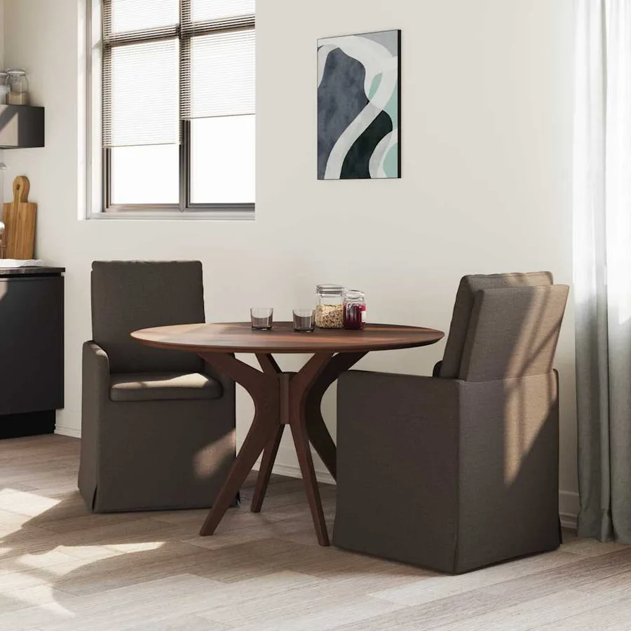 Chaises de salle à manger 2 pcs Gris foncé 57 x 67 x 98 cm Lin - 3