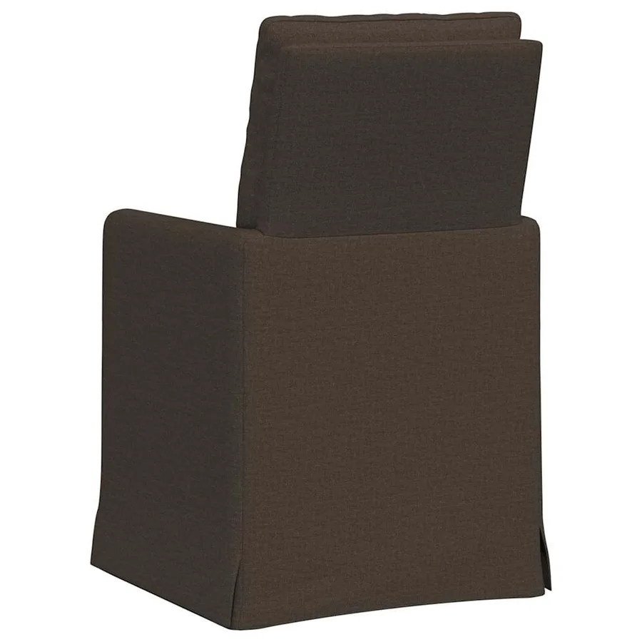 Chaises de salle à manger 2 pcs Gris foncé 57 x 67 x 98 cm Lin - 6