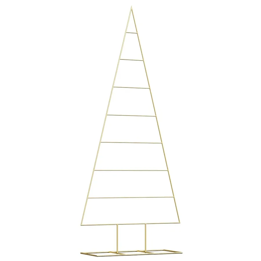Arbre de Noël en métal Doré 181 cm Acier peint par poudre - 2