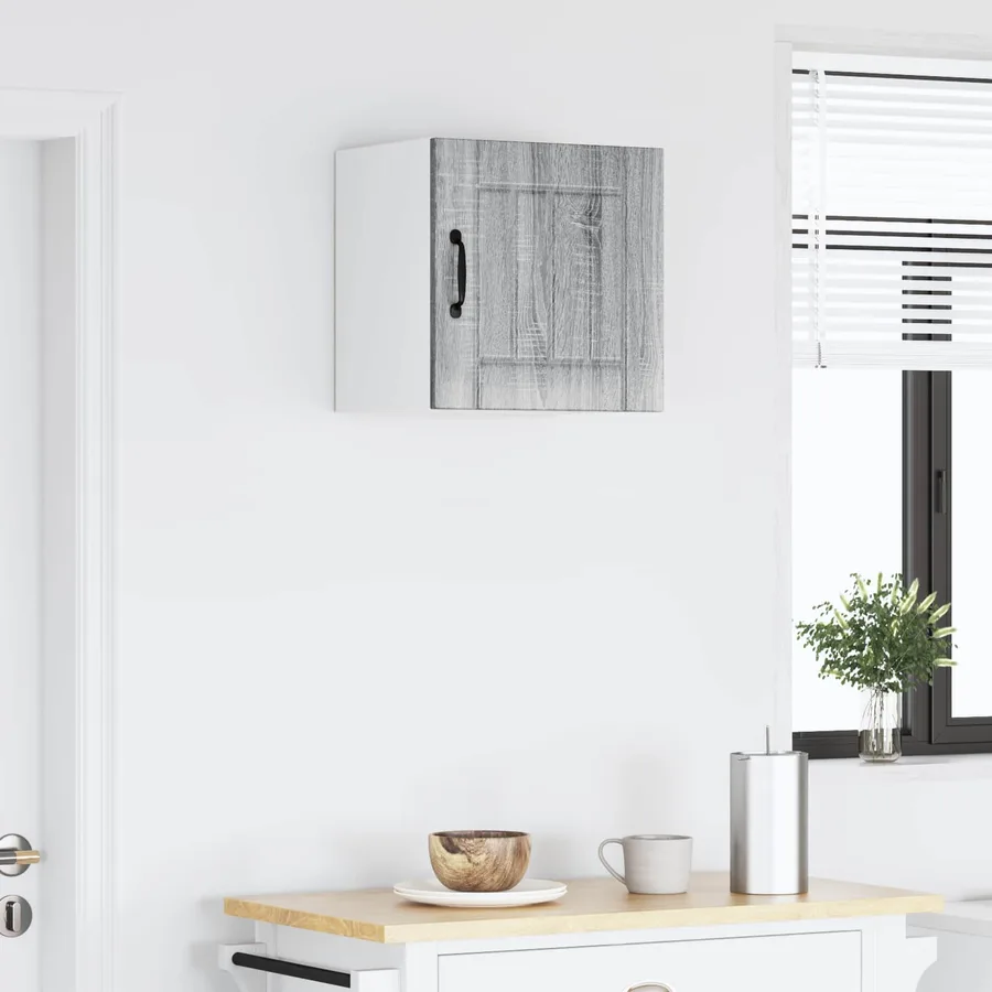 Meuble mural LUCCA Sonoma gris 40 x 31 x 40 cm - 4