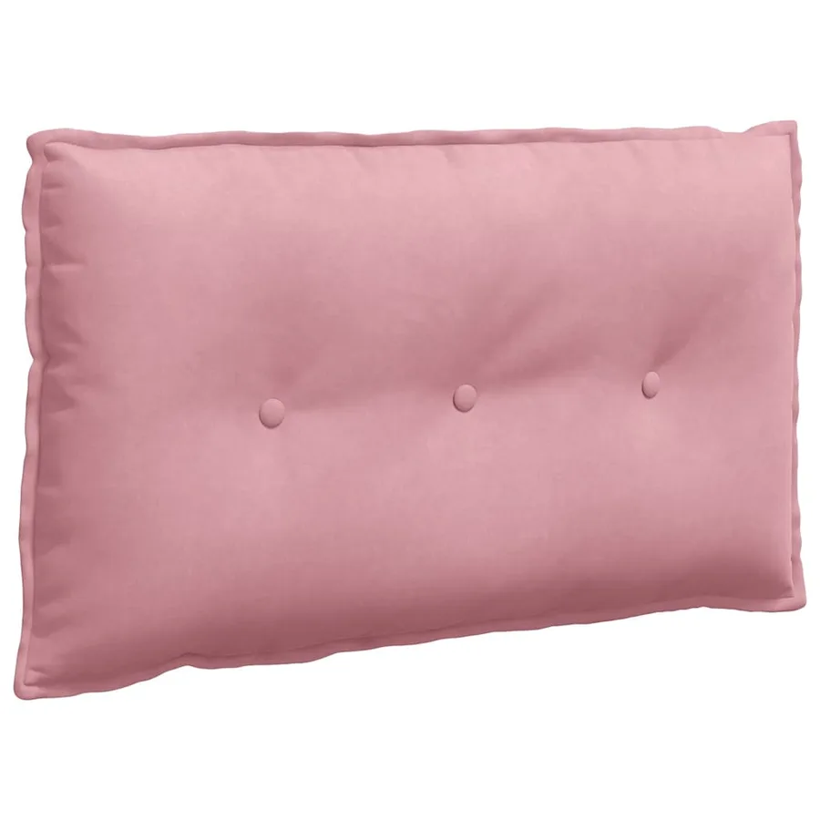 Coussin de Dos Rose 80 x 50 cm Tissu en velours côtelé - 2