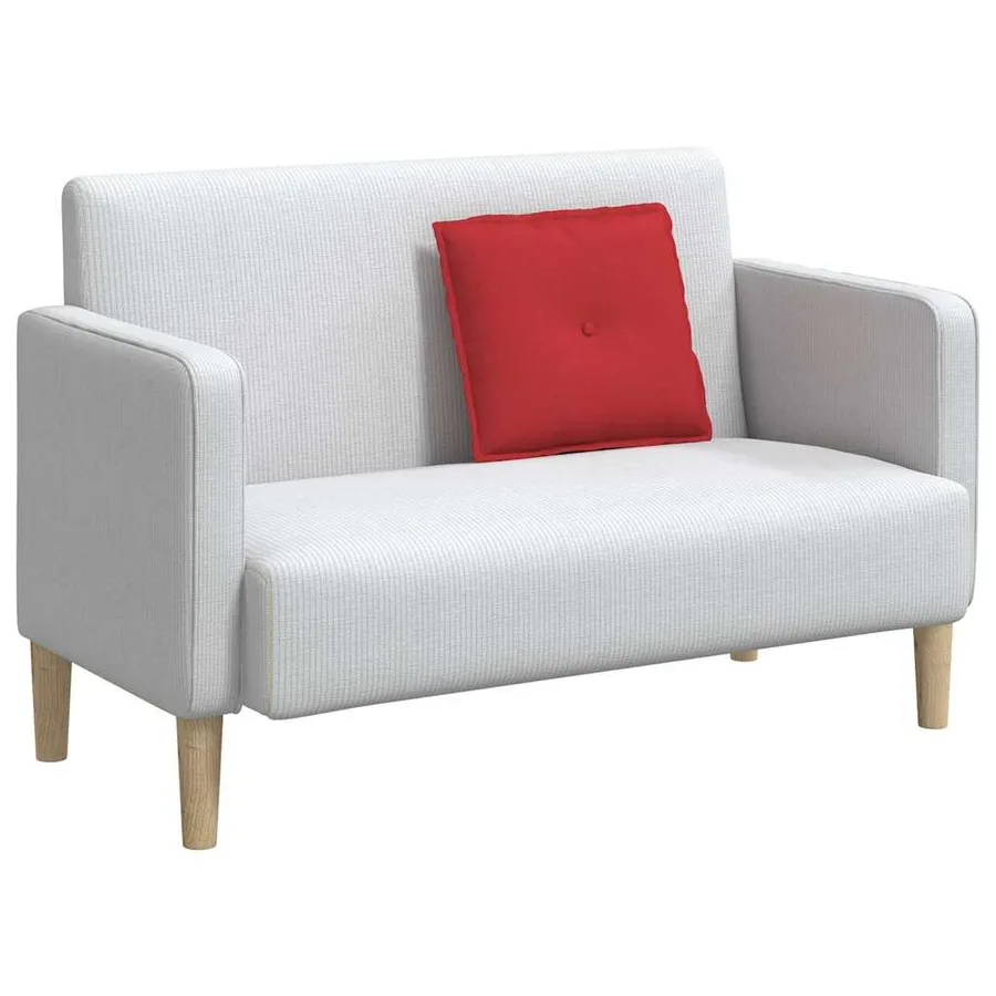 Coussin de Dos Rouge 50 x 19 x 45 cm tissu - 3