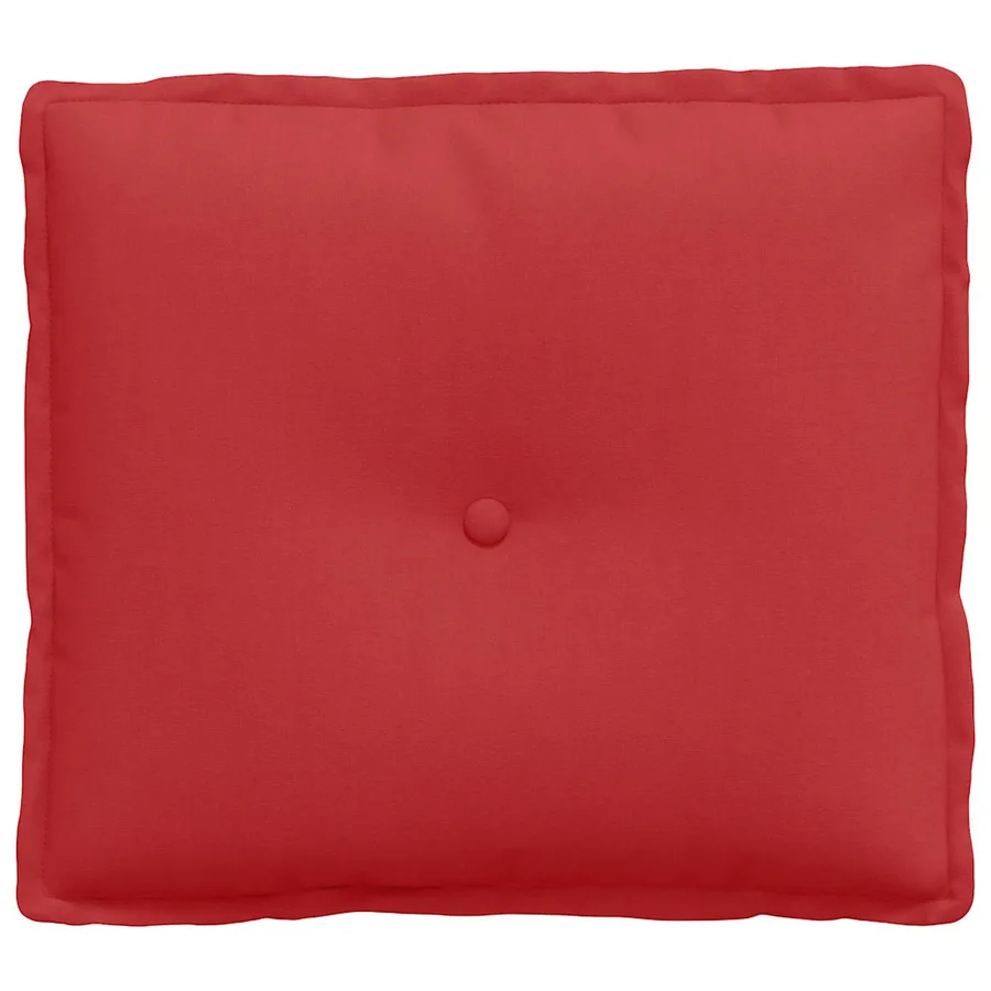 Coussin de Dos Rouge 50 x 19 x 45 cm tissu - 5