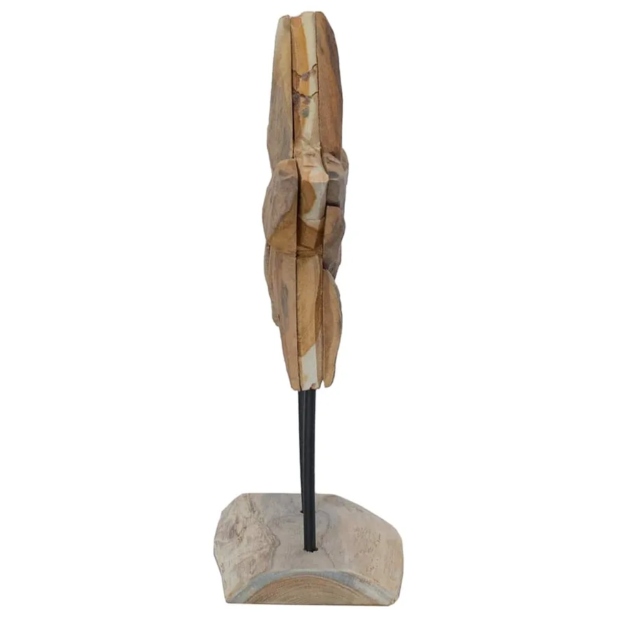 Étoile de Noël Marron 31 x 15 x 46 cm Bois de teck massif - 5