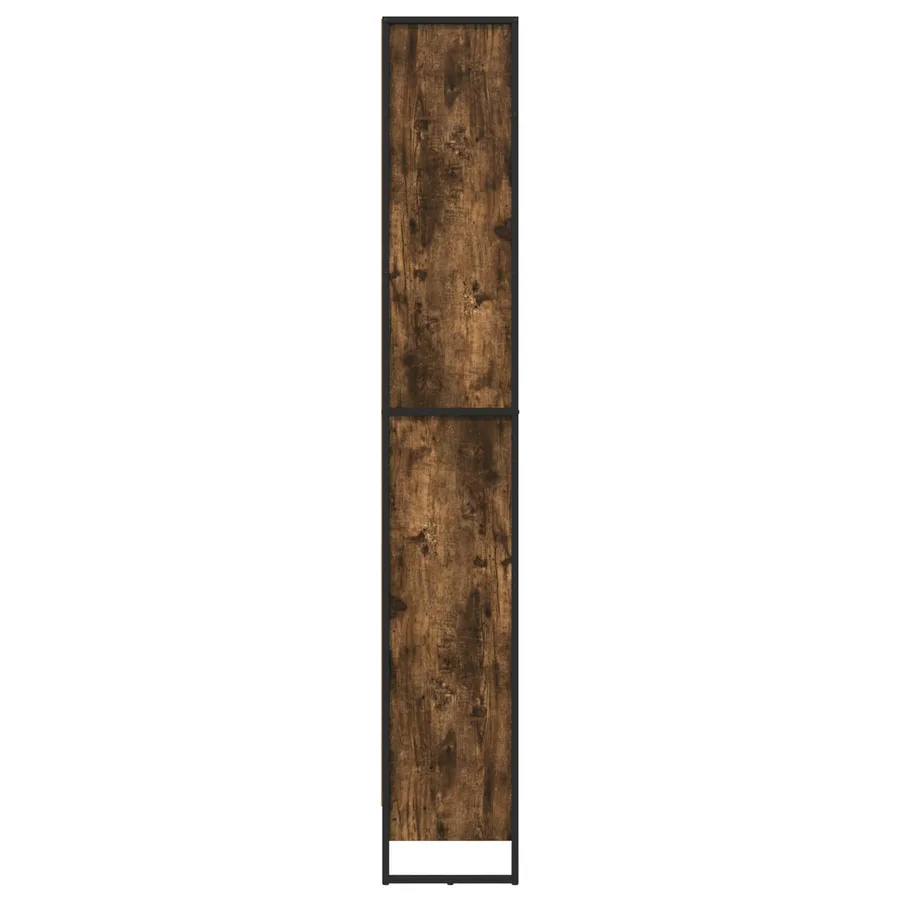 Bibliothèque 60 x 30 x 189,5 cm Bois d'ingénierie Chêne Fumé - 6