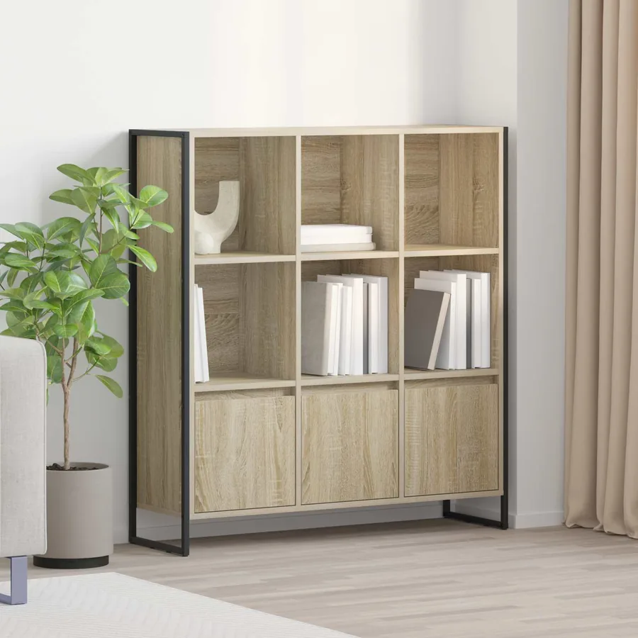 Bibliothèque 99,5 x 30 x 108 cm Bois d'ingénierie Sonoma