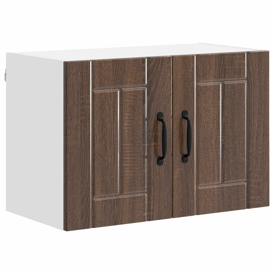 Meuble mural LUCCA 2 pcs Chêne brun 60 x 31 x 40 cm - 5