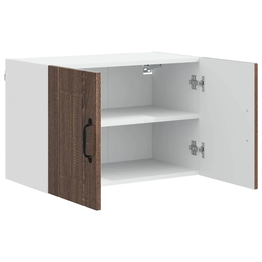 Meuble mural LUCCA 2 pcs Chêne brun 60 x 31 x 40 cm - 6