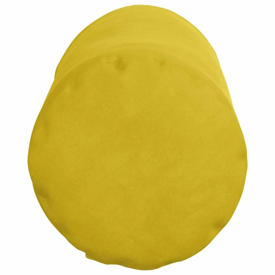 Coussins d'accent 2 pcs Jaune Ø 15 x 40 cm - 7