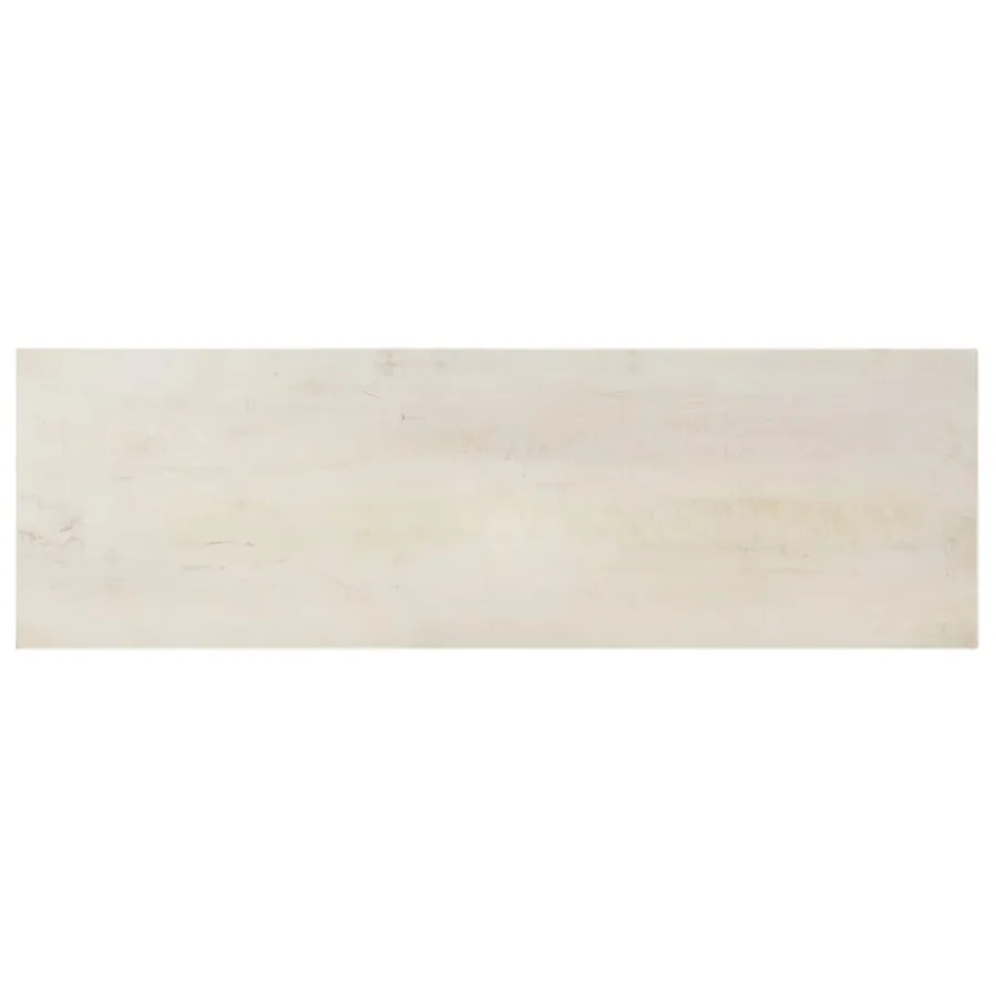 Table console Blanc 115x35x77 cm Bois de manguier brut - 3