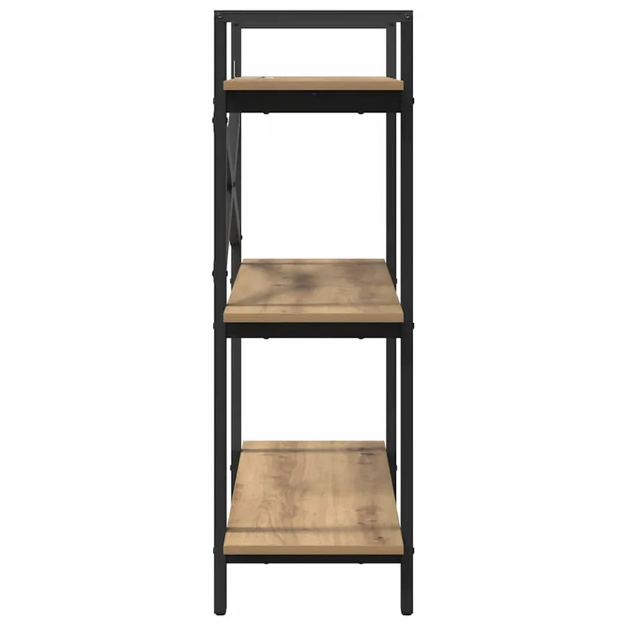 Étagère 3 niveaux 100 x 33,5 x 102 cm Bois d'ingénierie - 6