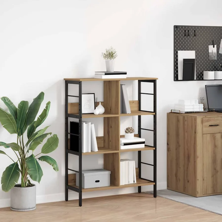 Étagère 6 niveaux 82 x 32 x 112 cm Bois d'ingénierie