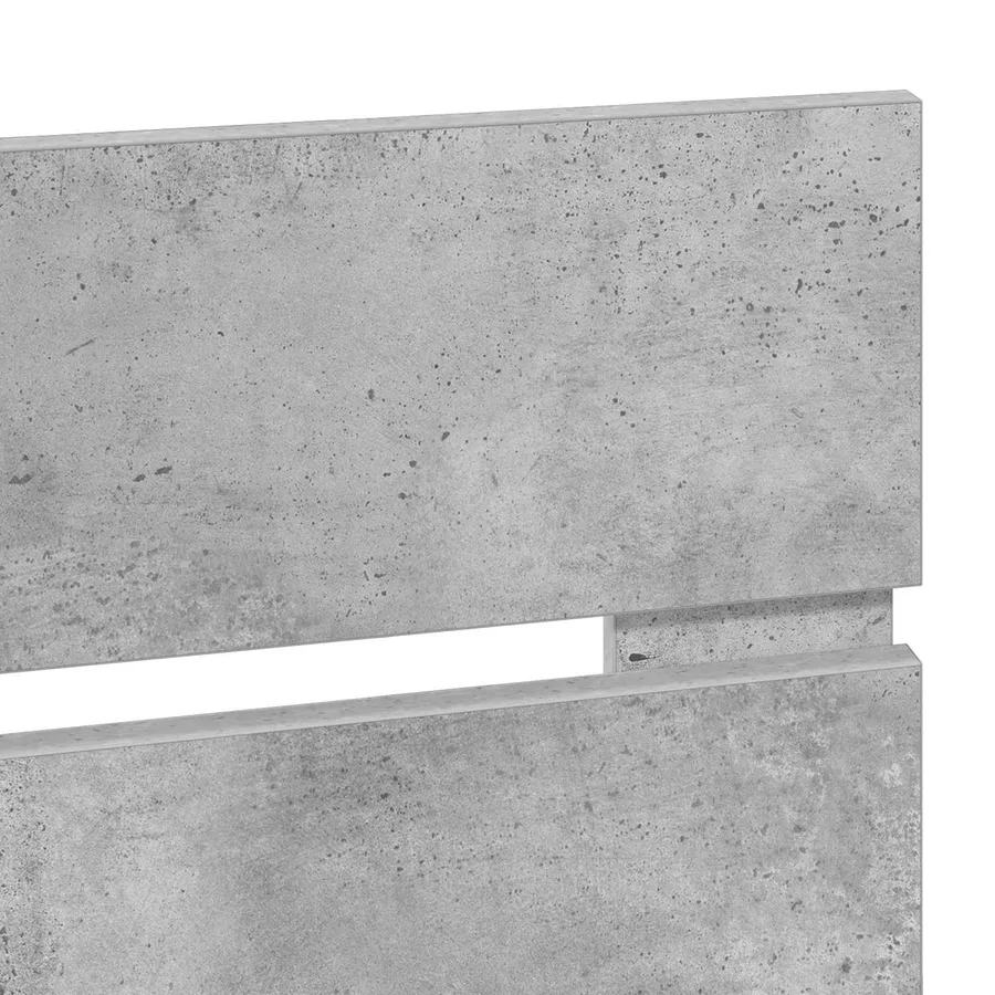 Tête de lit Gris béton Bois d'ingénierie - 7