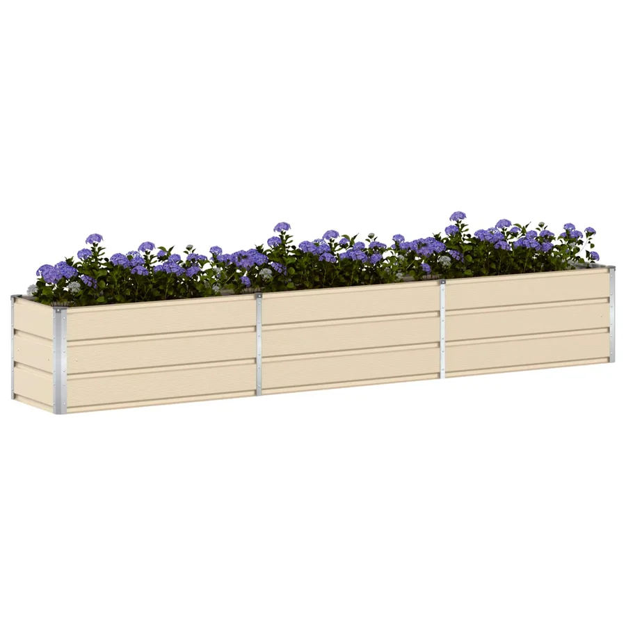 Jardinière Ivoire 290 x 50 x 45 cm Acier galvanisé - 3