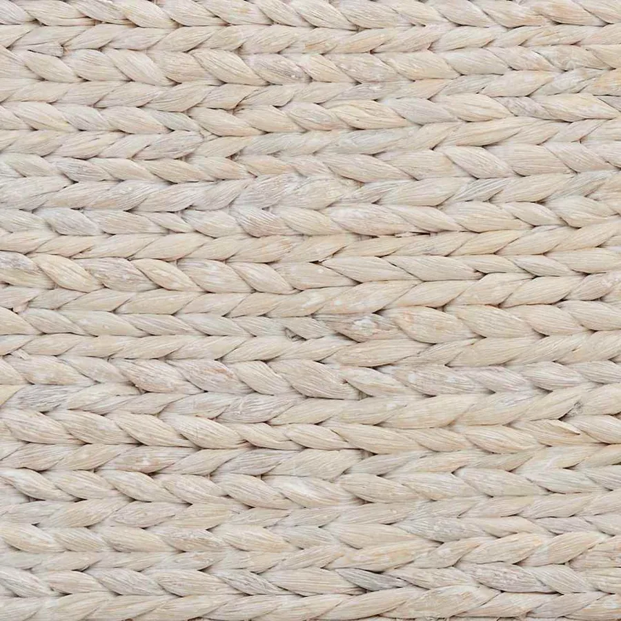 Collier de sapin de Noël Blanc 60 x 60 x 28 cm Jacinthe d'eau - 6