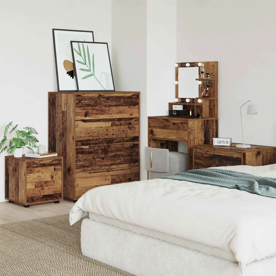 Cabinet de salle de bain Bois Ancien 40,5 x 40 x 44 cm - 4
