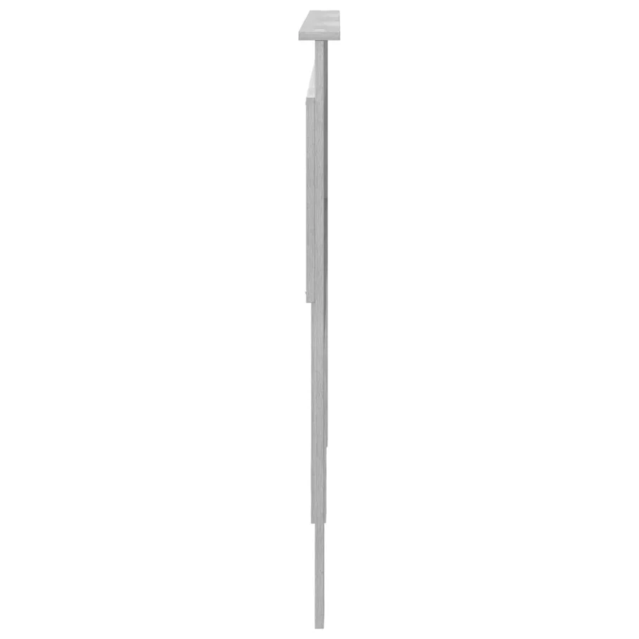 Tête de lit Gris Sonoma 120 cm Bois d'ingénierie - 5