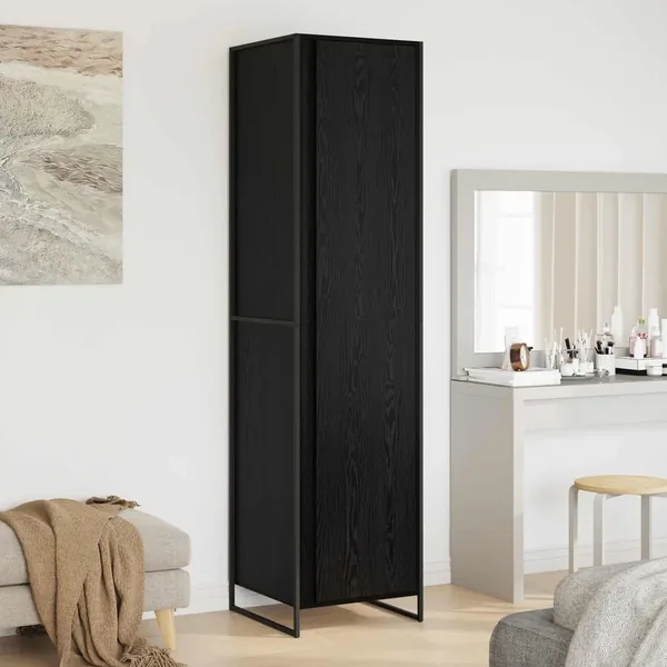 Garde-robe Chêne noir 50 x 50 x 200 cm Bois d'ingénierie