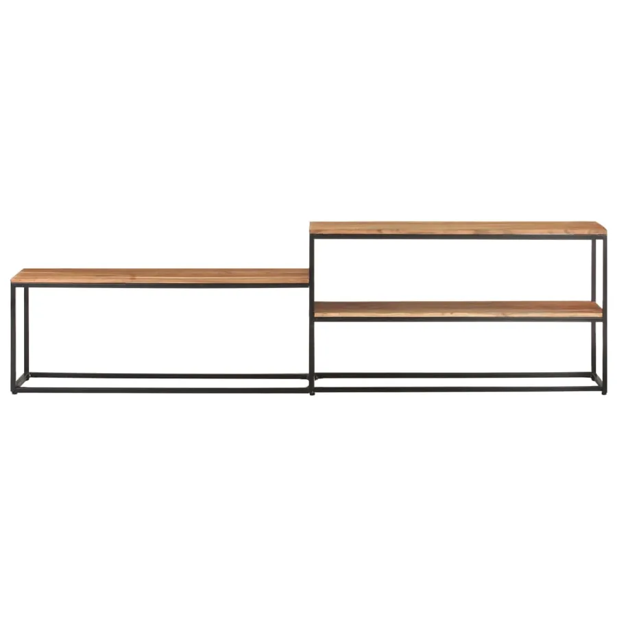 Meuble TV 180x30x50 cm Bois d'acacia massif - 2